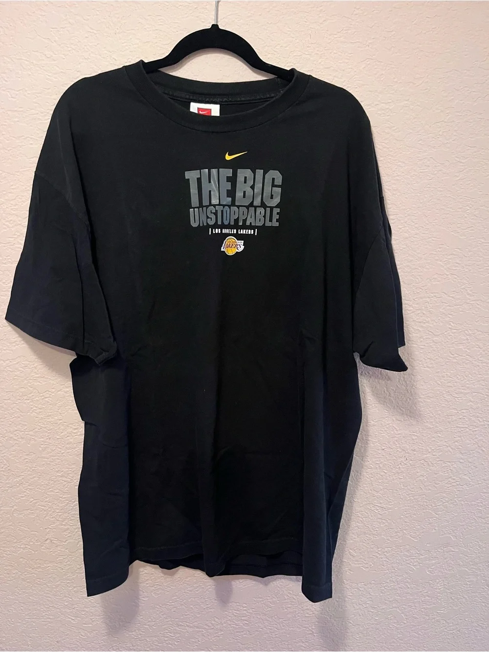 Nike Los Angeles Lakers “The Big Unstoppable” Graphic T‎ Shirt Black XL